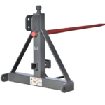 3 Pt Bale Spear w Hitch Ball Receiver