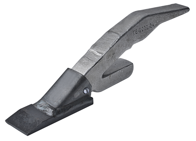 Shank and tooth for standard tooth bar